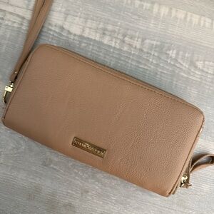 Steve Madden Brown Wristlet Clutch